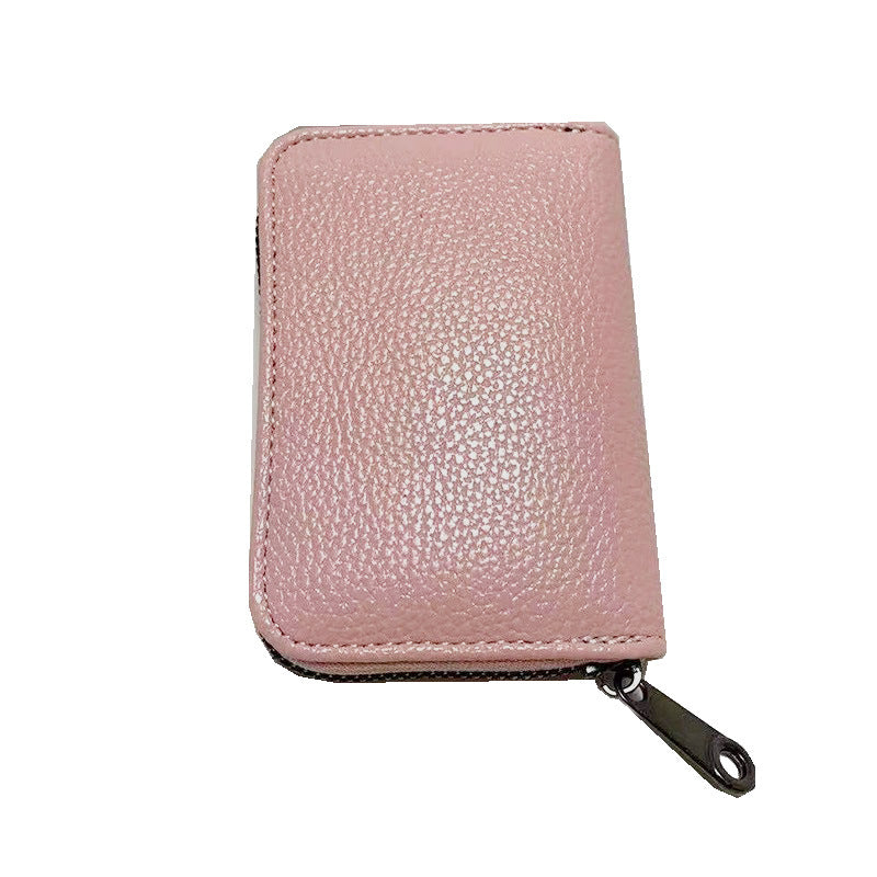 Women's PU Leather Zip Around Wallet Clutch Travel Purse