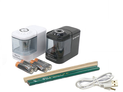 Battery-Powered/Plug-in Electric Pencil Sharpener