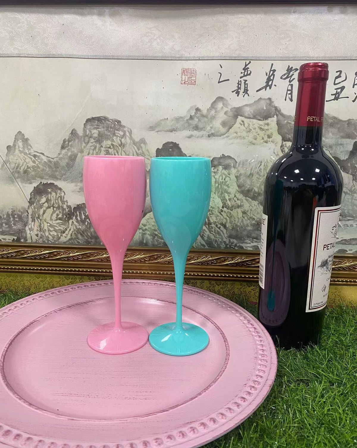 6 Oz. Plastic Wine Glasses