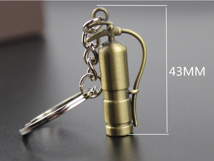 Brass Extinguisher Key Chain