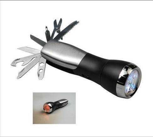 Outdoor Flashlight w/Tools