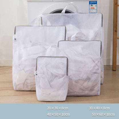 8x12" Portable Fine Mesh Laundry Bags Laundry Wash Bags for Delicates-Woven Label