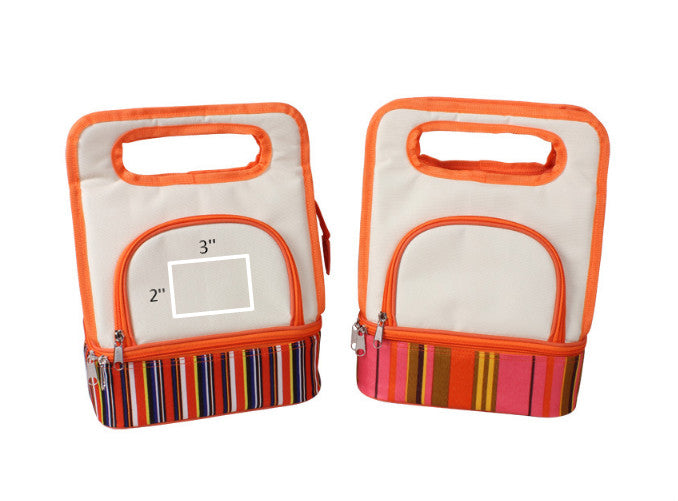 Oxford Insulated Lunch Tote Picnic Bag