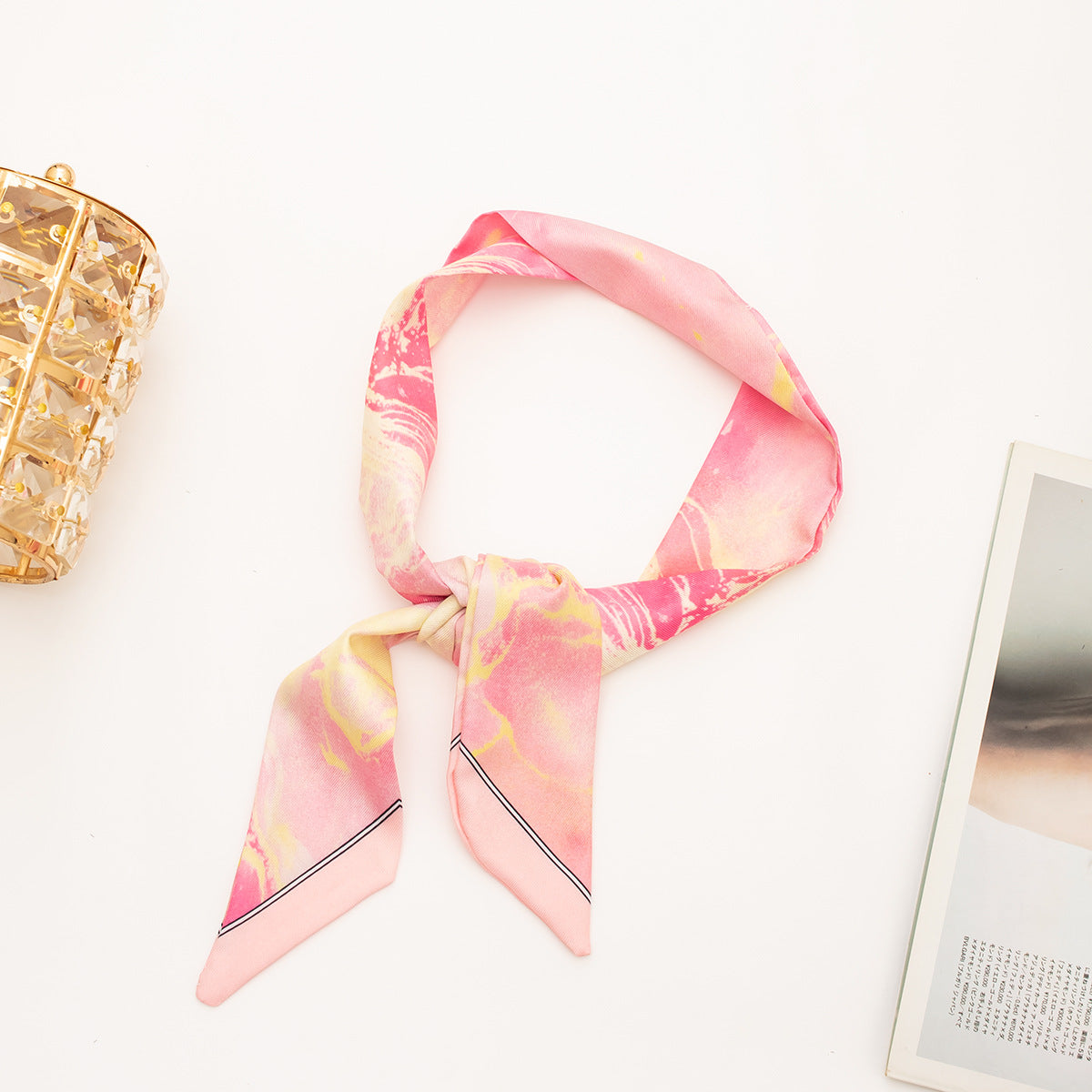 35" x 2" Full Custom Long Neckerchief Ribbon Scarf Hairband Handbag Wrap Scarf Neck Tie #11
