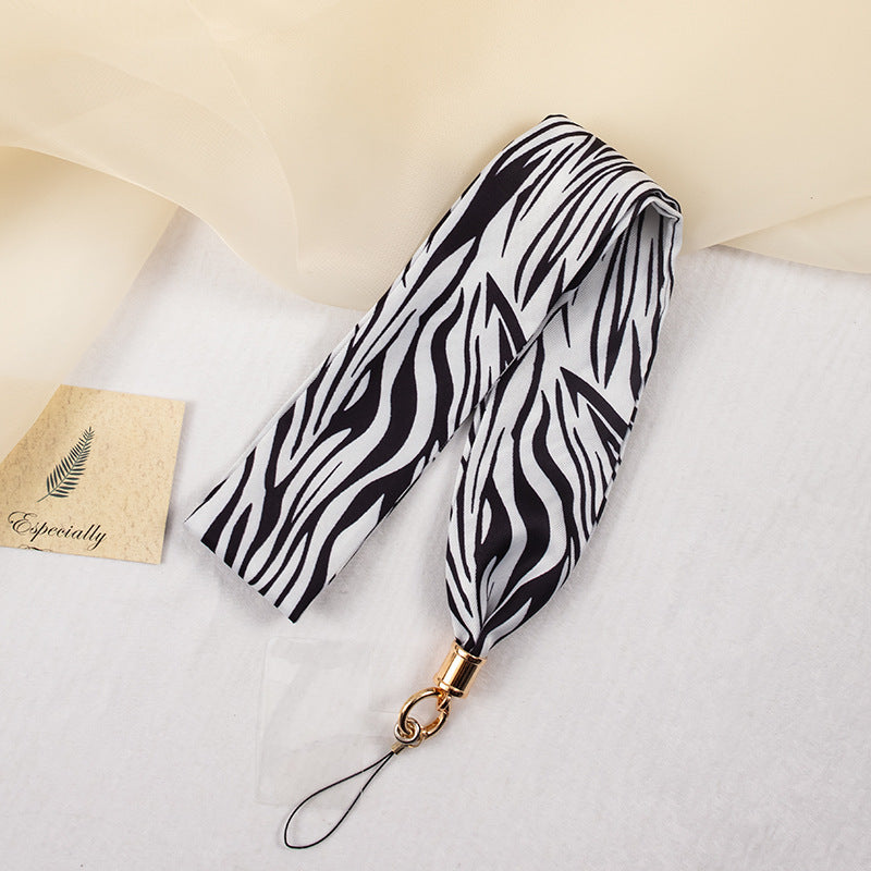 2" Full Custom Black Satin Phone Lanyard Badge Lanyard Neck Strap w/Lanyard Pad Compatible #9