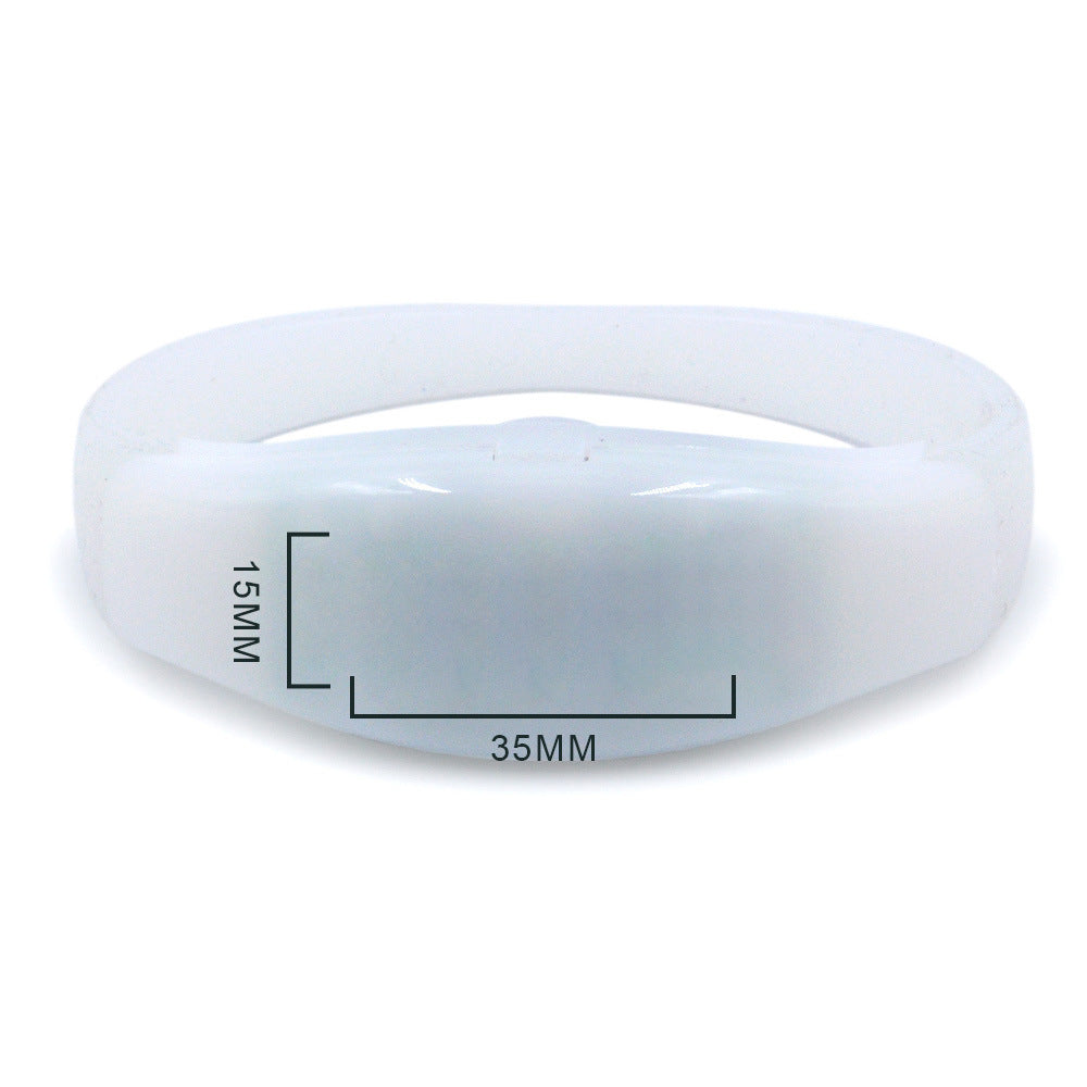 Light Up LED Wrist Band 15 Different Glow Colors Light Up Bracelet For Party Music Festival