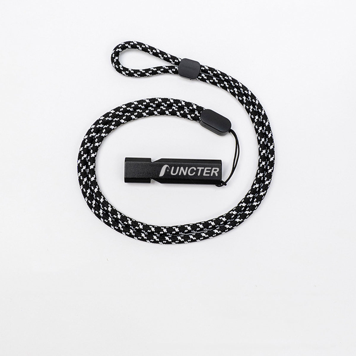 Lanyard Aluminum Alloy Whistle Emergency Survival Whistle W/ Lanyard