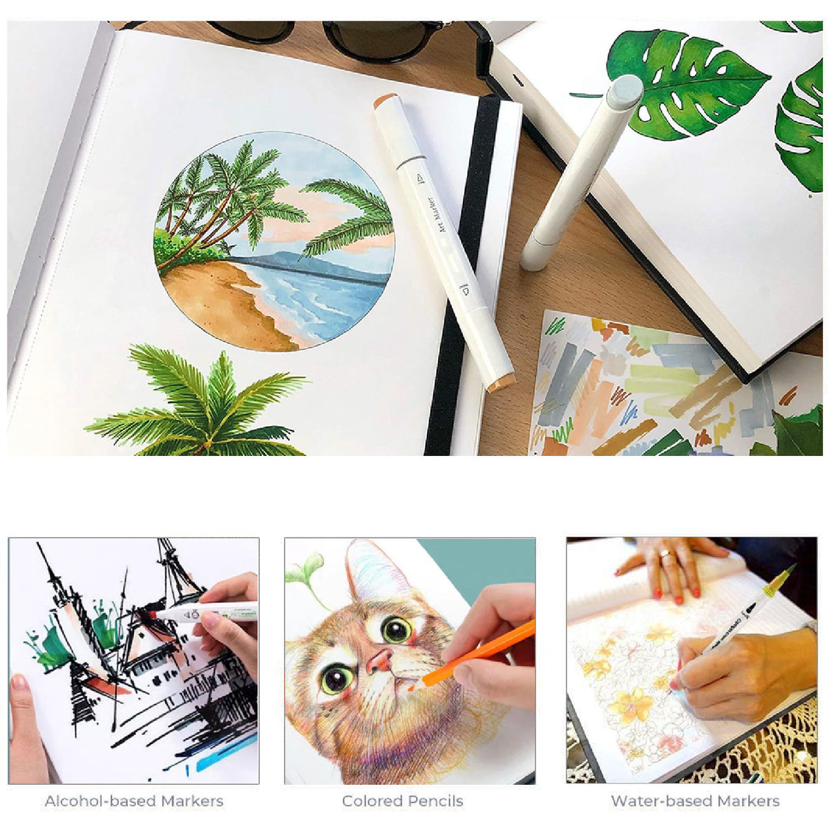 A4 Sketch Book 78 Sheets Thickened Sketch Pad Drawing Book For Kids And Adults