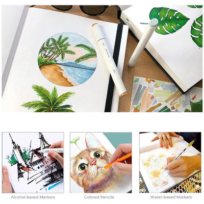 A4 Sketch Book 78 Sheets Thickened Sketch Pad Drawing Book For Kids And Adults