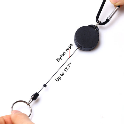 Outdoor Retractable Badge Reel Key Holder ID Badge Clip