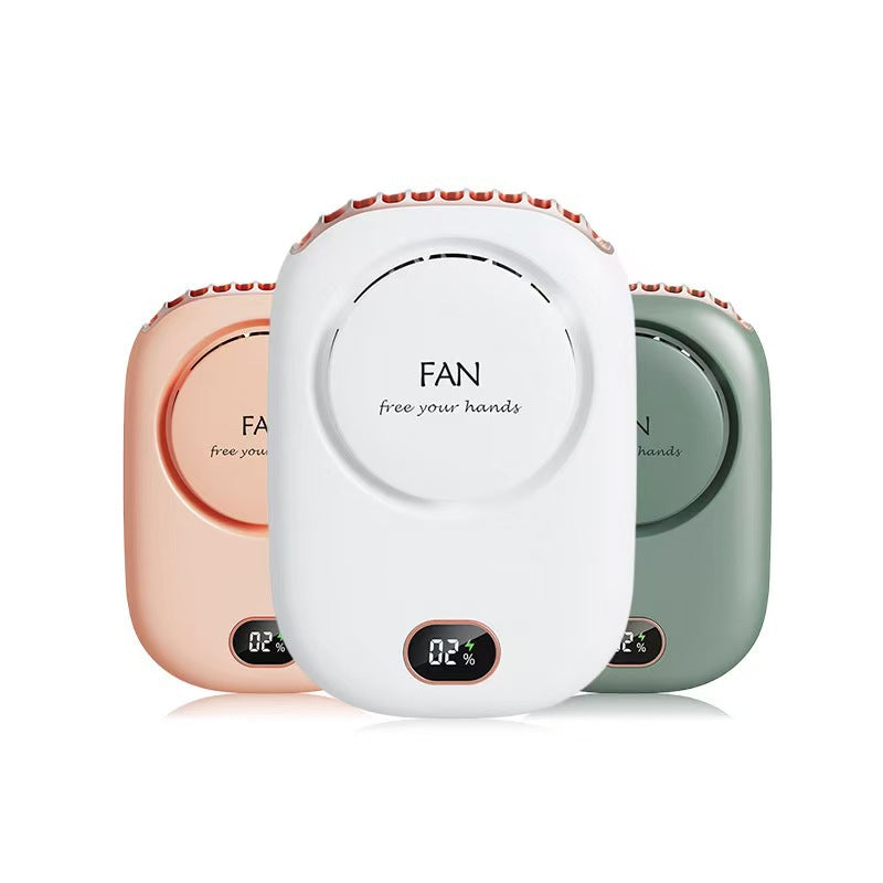 Rechargeable Waist Clip Portable Fan With Digital Battery Display