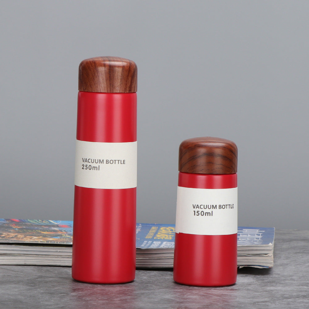 5oz/150ML 304 Stainless Steel Mini Insulated Water Bottle With Screw-on Lid Portable Vaccum Mug