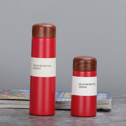 5oz/150ML 304 Stainless Steel Mini Insulated Water Bottle With Screw-on Lid Portable Vaccum Mug