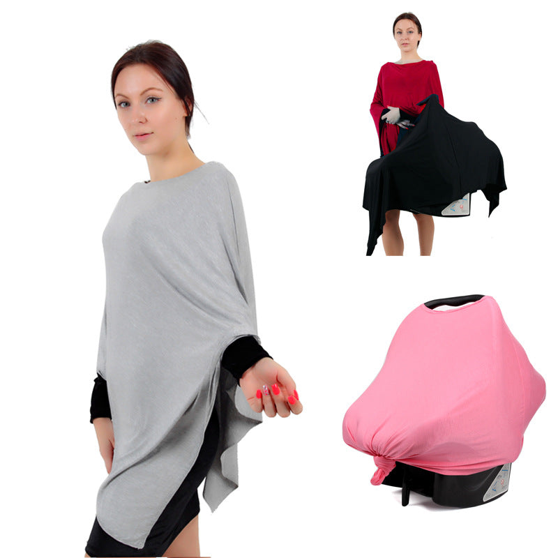 Nursing Cover for Breastfeeding - 360 Degree Privacy Poncho