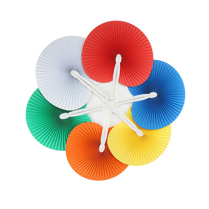 Custom Folding Fans With PP Plastic Handles