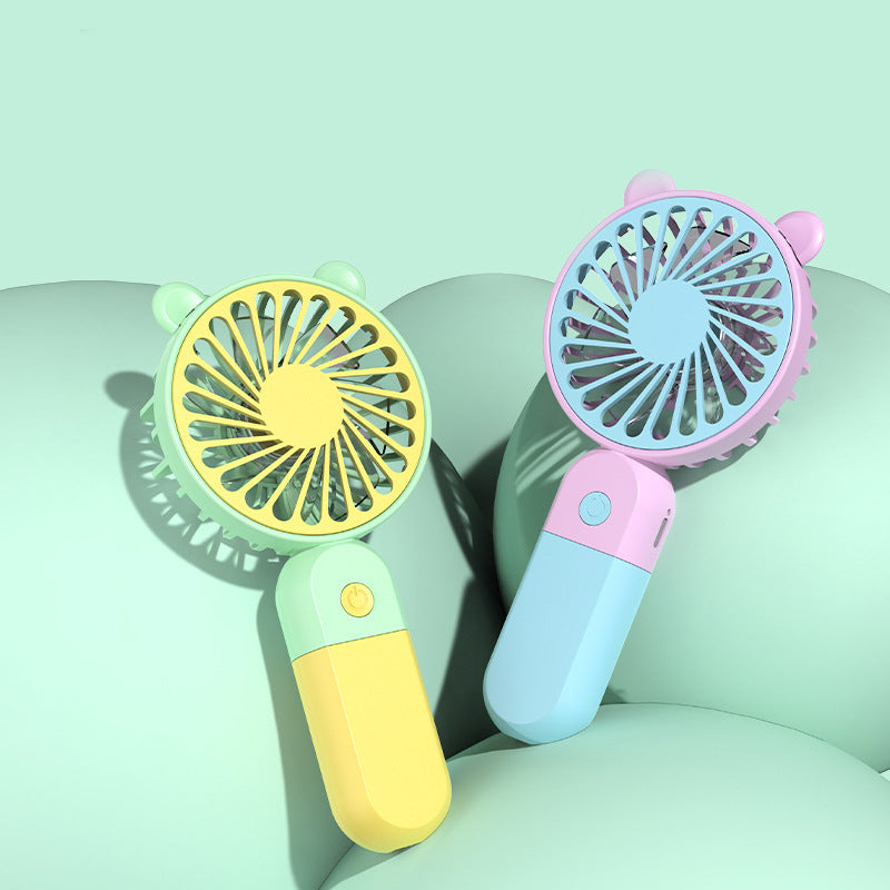 Mini Portable Handheld Fan Small USB Rechargeable Fan