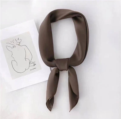 28" x 28" Coffee Neck Scarves Kerchief Neckerchief Handbags Wrap Scarf #71