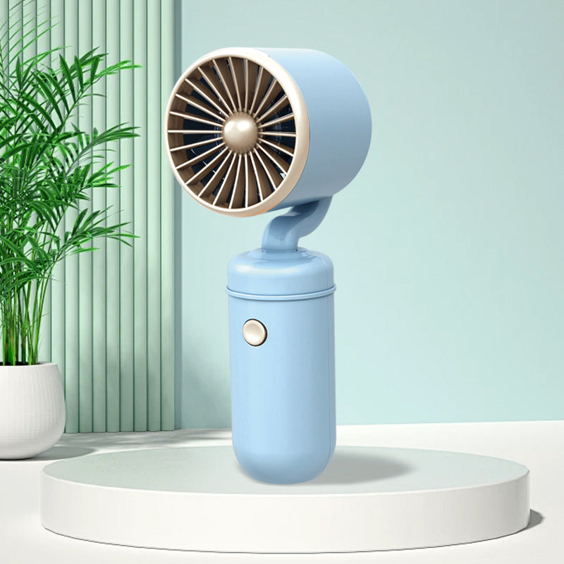 Mini Handheld Fan Rechargeable Portable Small Fan Desk Fan 3 Levels Wind Speed
