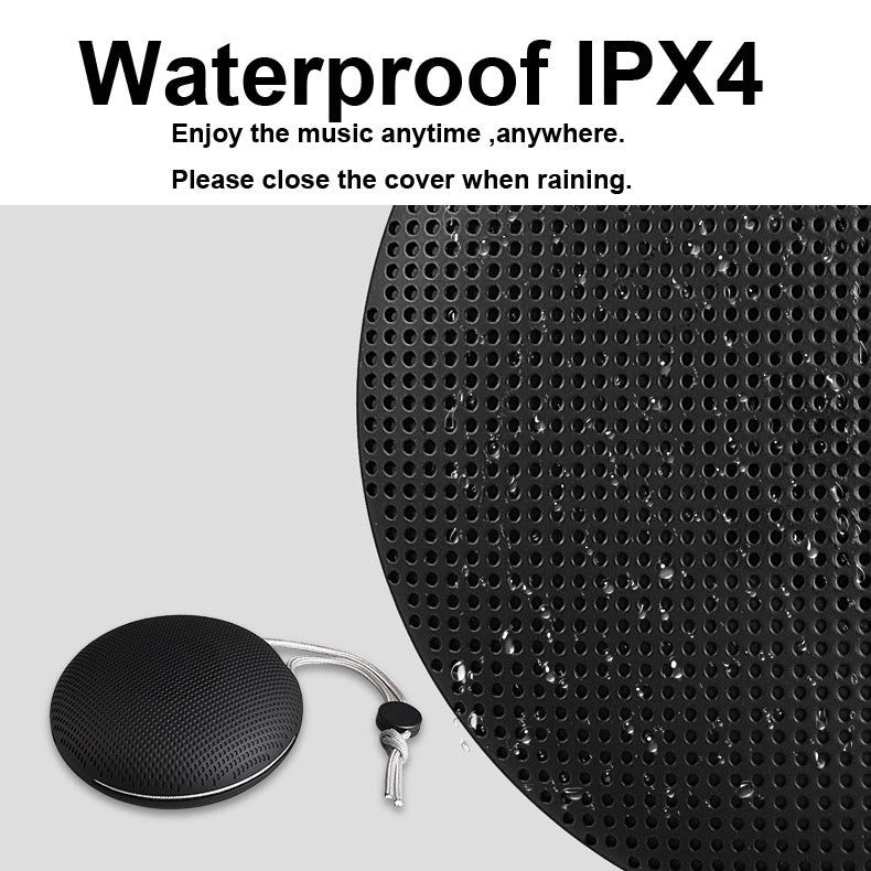 New Powerful Stereo Sound Round Shape Portable Wireless W/ Selfie Function