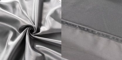 20 x 36" Premium Square Satin Silk Throw Pillowcase - Envelope Closure