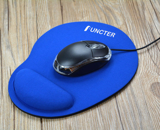 9.1 x 7.1" Ergonomic Mouse Pad Wrist Rest Support w/ Nonslip Base