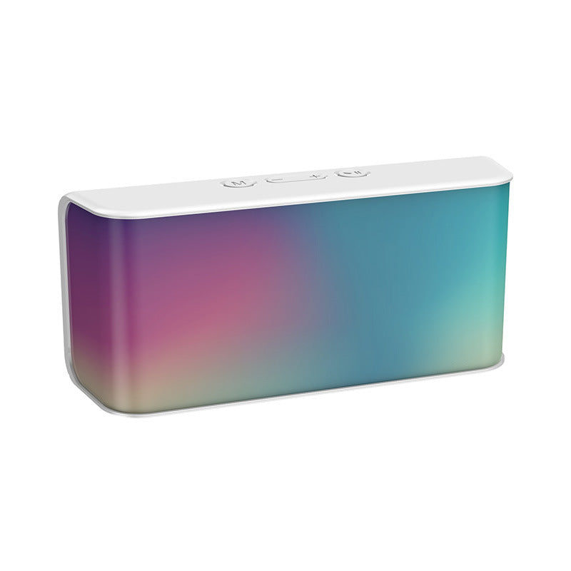 800 mAh Square Portable Mini Speaker-Full Printed On Front
