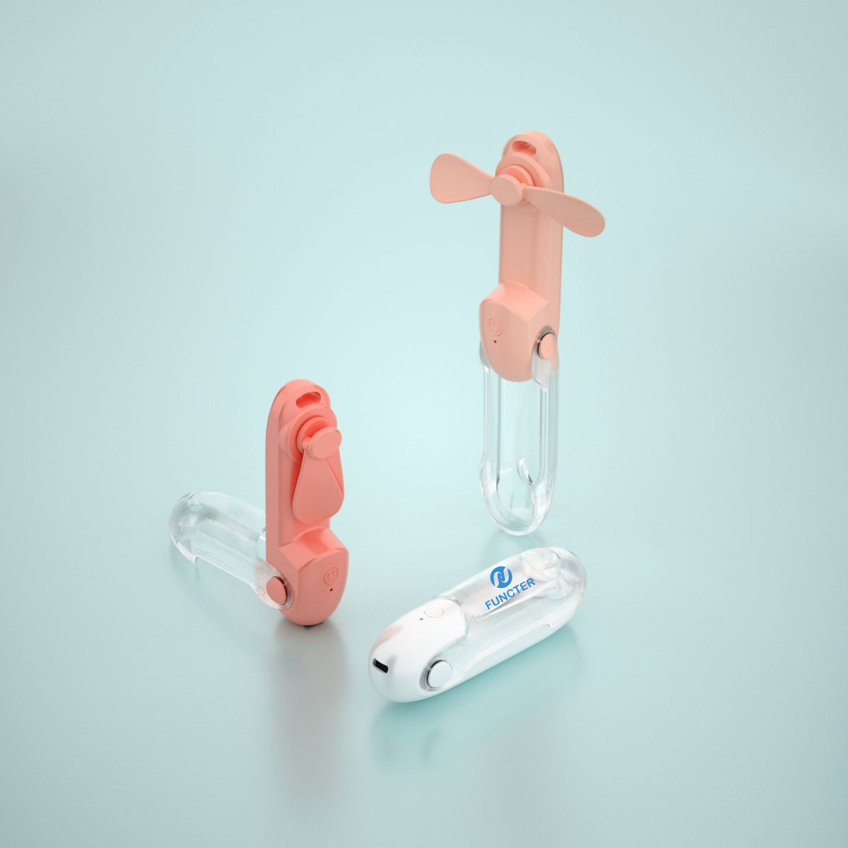Mini Fan Handheld Fan Rechargeable Folding Fan