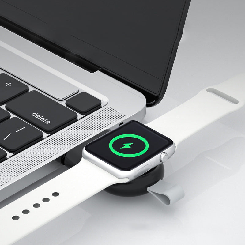 Magnetic Wireless Watch Charger Wireless Charging Pad Travel Charger-Engraved
