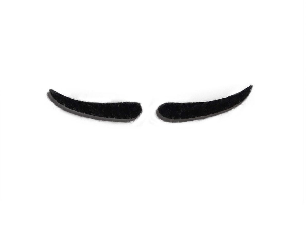 2 Piece Faux Mustache