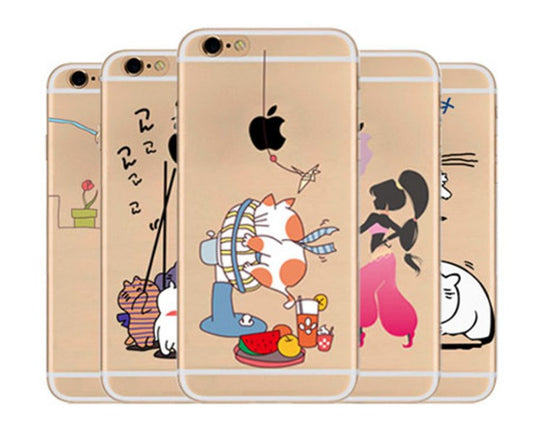 Painting Transparent Phone Case For Smart Phone