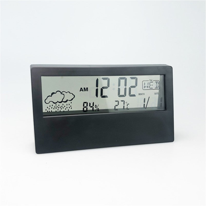 Indoor Household Thermometer Digital Hygrometer Alarm Clock Calendar