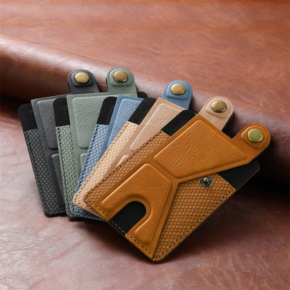 Stick-on Phone Wallet, Slim Expandable Credit Card Pocket