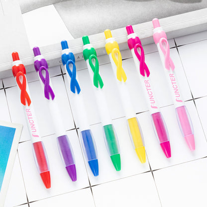 Pink Ribbon Ballpoint Pen Ribbon Writing Pen