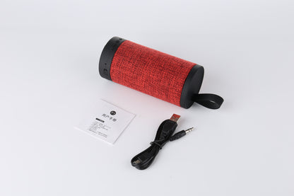 Fashion Cylindrical Fabric Stereo Wireless Speaker Player
