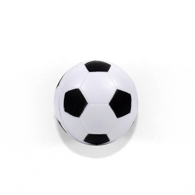 1 1/2" Soccer Shape Premium PU Material Stress Ball