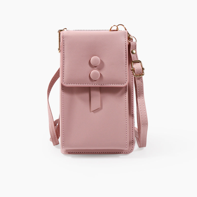 PU Leather Cell Phone Purse Bag Small Crossbody Bag Mini Messenger Bag Wallet Bag Shoulder Handbag