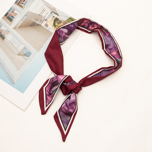 35" x 2" Full Custom Long Neckerchief Ribbon Scarf Hairband Handbag Wrap Scarf Neck Tie #21