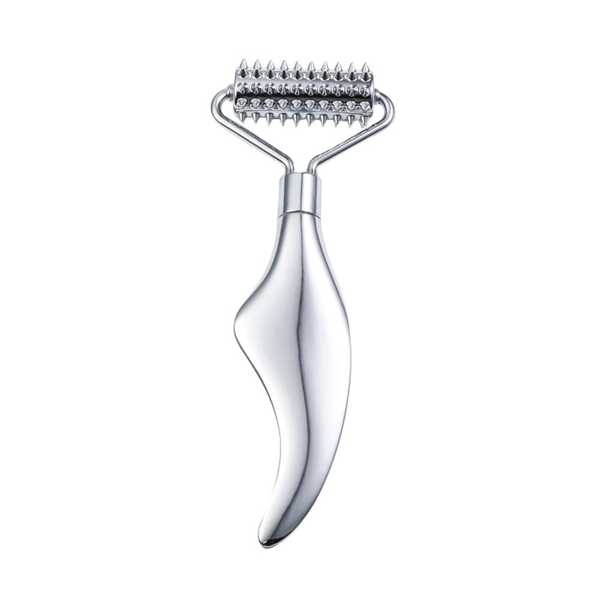 Metal Gua Sha Facial Tools Ridged Roller