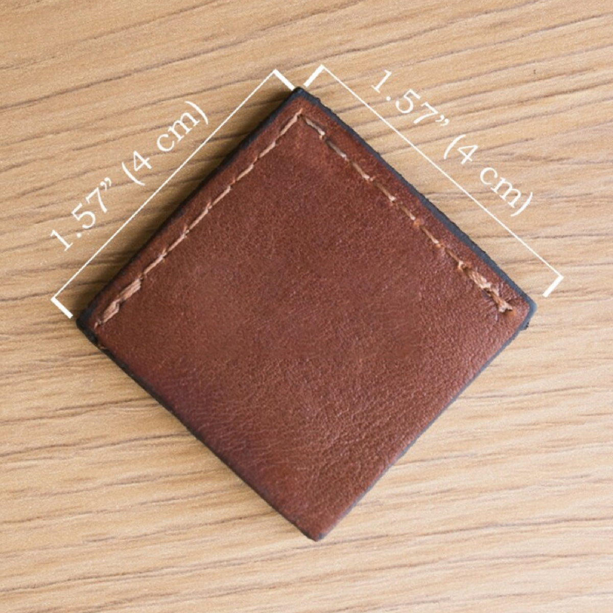 PU Leatherette Square Page Corner Mini Bookmark for Book Lover, Reader, Book Worm