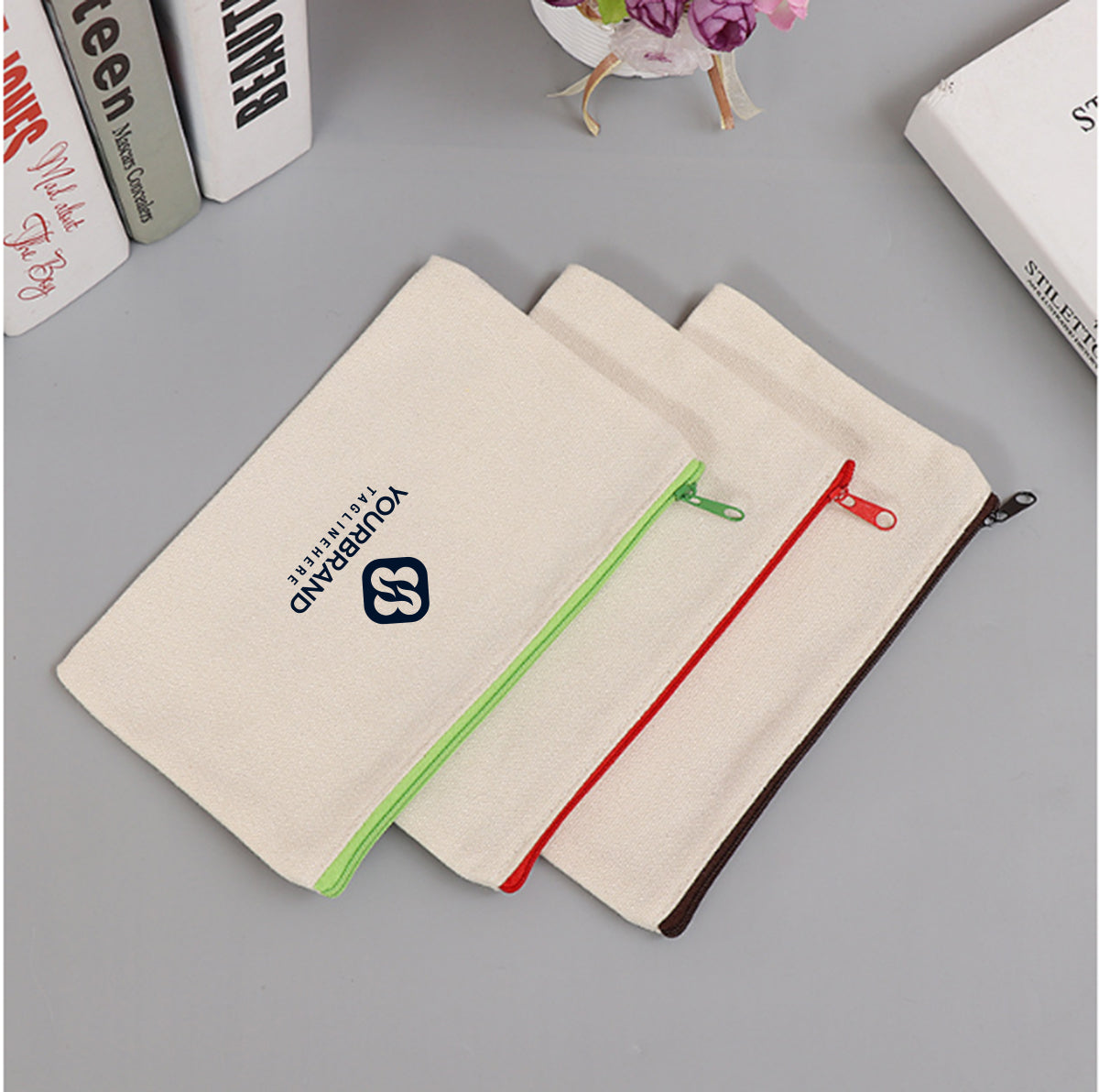 Canvas Pen Bag Stationery Bag