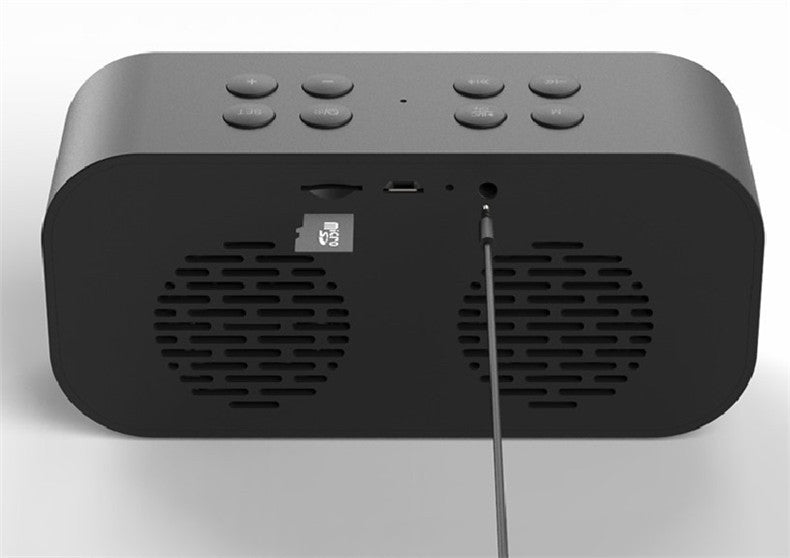 Mirror Screen Wireless Speaker Alarm Clock