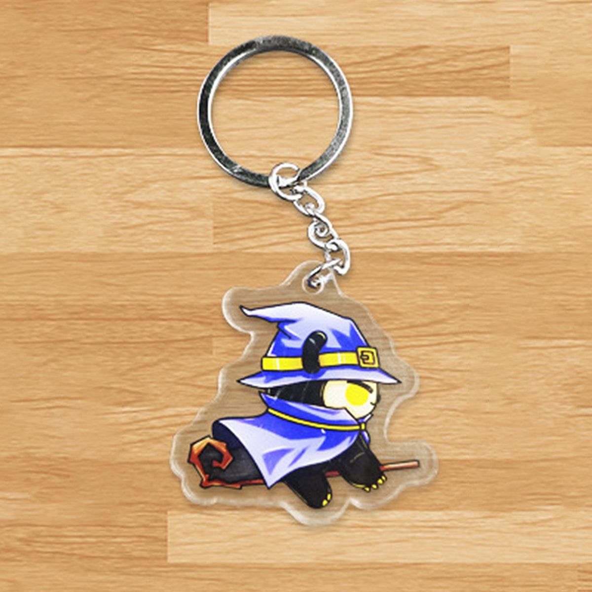 Custom Any Shaped Acrylic Cartoon Keychain for Two Sides Printing