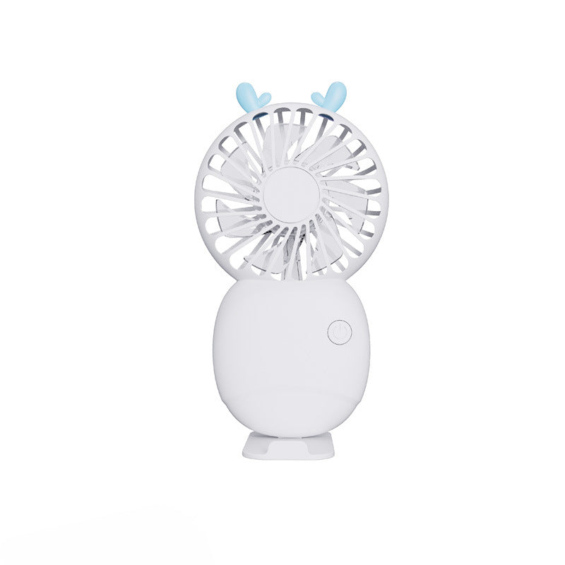 Rechargeable Mini Handheld Fan Phone Holder With Adjustable Wind Speed