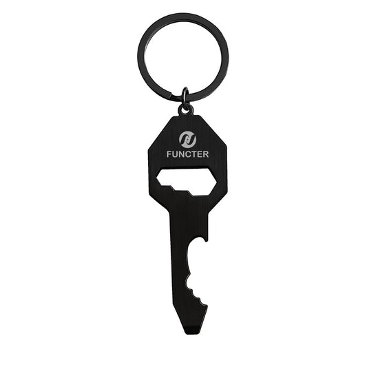 Multifunctional Key Shaped Bottle Opener Keychain #3
