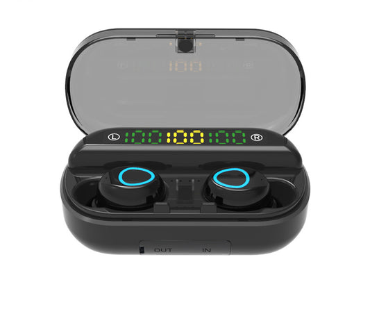 TWS Earbuds W/600 mAh Power Bank