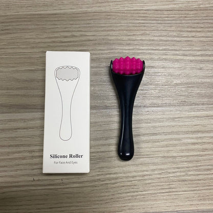 Mini Silicone Face Roller Eye Cream Applicator Facial Massager Roller for Wrinkles & Puffiness
