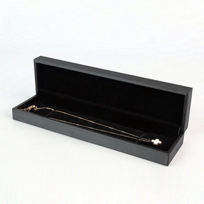 Premium PU Leather Jewelry Brace Lace Boxes Gift Boxes Jewelry Case for Necklaces Bracelets
