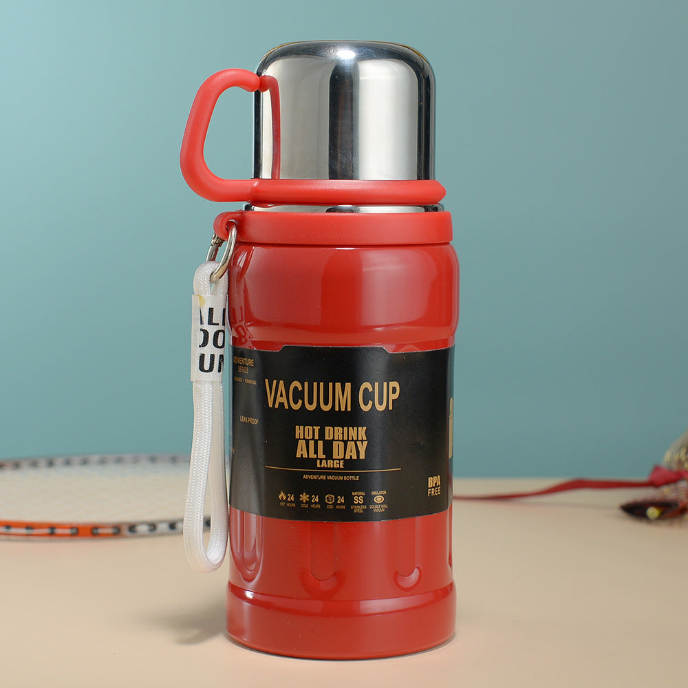 20 Oz/600ml Water Bottle Vacuum Insulated Stainless Steel Bottle Thermal Bottle W/ Own Cup