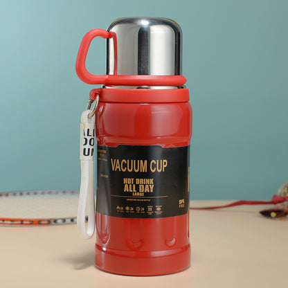 20 Oz/600ml Water Bottle Vacuum Insulated Stainless Steel Bottle Thermal Bottle W/ Own Cup