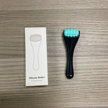 Mini Silicone Face Roller Eye Cream Applicator Facial Massager Roller for Wrinkles & Puffiness